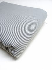 Black Stripes Plain Weave Yarn Dyed Cotton Fabric