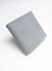 Black Stripes Plain Weave Yarn Dyed Cotton Fabric
