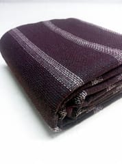 Maroon Stripes Dobby Weave Yarn Dyed Cotton Fabric