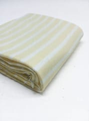Yellow Stripes Twill Weave Yarn Dyed Cotton Fabric