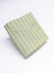 Yellow Stripes Twill Weave Yarn Dyed Cotton Fabric