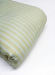 Yellow Stripes Twill Weave Yarn Dyed Cotton Fabric