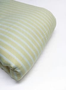 Yellow Stripes Twill Weave Yarn Dyed Cotton Fabric