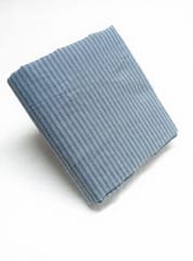 Blue Stripes Double Cloth Plain Weave Yarn Dyed Cotton Fabric