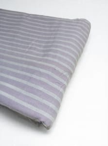Purple Stripes Twill Weave Yarn Dyed Cotton Fabric