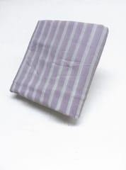 Purple Stripes Twill Weave Yarn Dyed Cotton Fabric