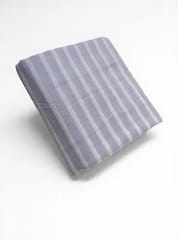 Purple Stripes Twill Weave Yarn Dyed Cotton Fabric