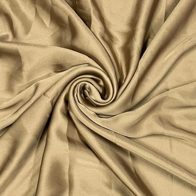 Bright Gold Colour Armani Satin Fabric (N715)