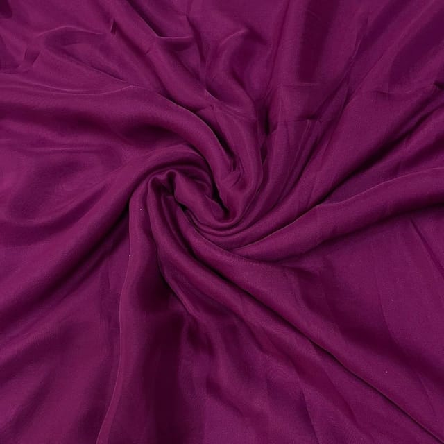 Light Purple Colour Flat Chiffon Fabric
