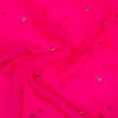 Rani Color Pure Organza Embroidered Fabric