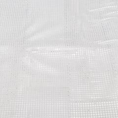 White Dyeable Georgette Embroidered Fabric