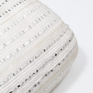 White Dyeable Georgette Embroidered Fabric