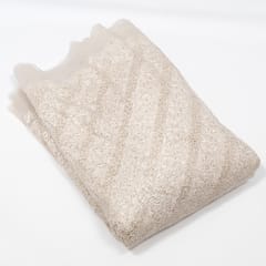 White Dyeable Net Embroidered Fabric