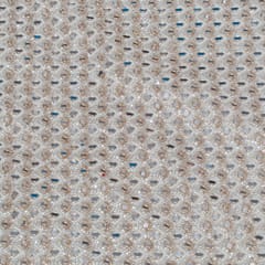 Dyeable Tissue Crepe Embroidered Fabric
