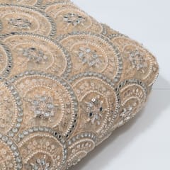 Dyeable Net Cutwork Embroidered Fabric