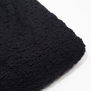 Black Color Wrinkle Fabric