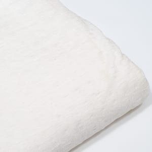 Off White Color Wrinkle Georgette Fabric