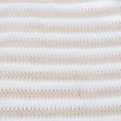 Off White Color Cotton Crochet Fabric