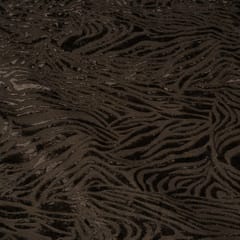 Black Color Brasso Velvet Fabric