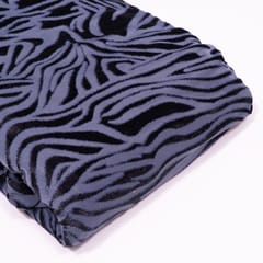 Blue Color Brasso Velvet Fabric