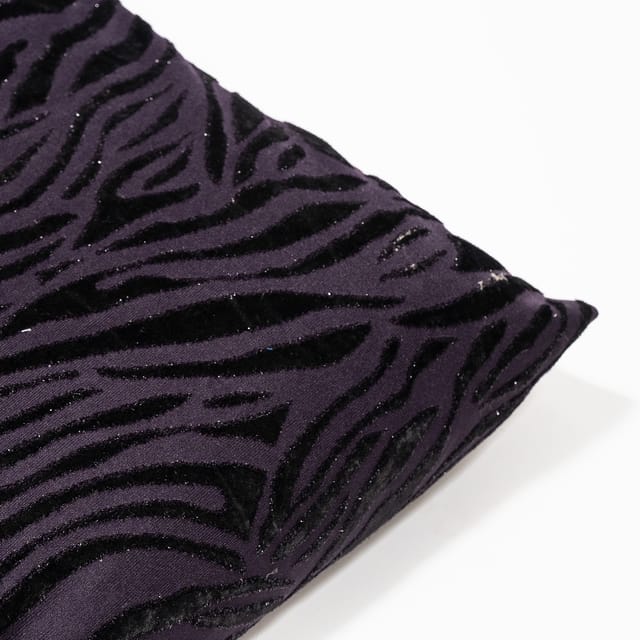 Purple Color Brasso Velvet Fabric