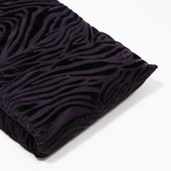 Purple Color Brasso Velvet Fabric