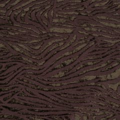 Purple Color Brasso Velvet Fabric