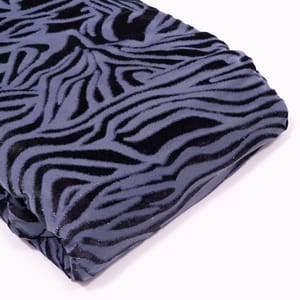 Blue Color Brasso Velvet Fabric