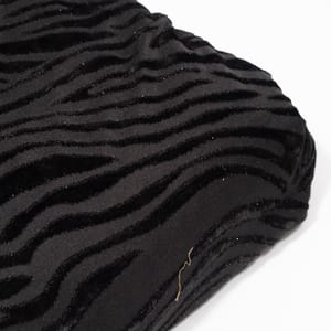 Black Color Brasso Velvet Fabric