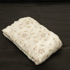 Dyeable Dola Silk Embroidered Fabric