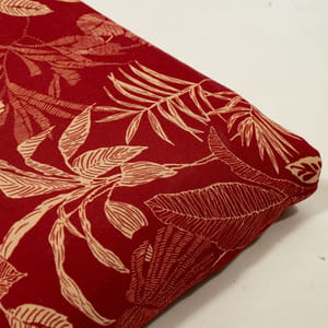 Maroon Color Rayon Digital Printed Fabric