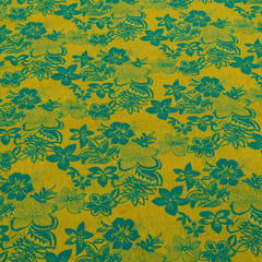 Mehendi Green Color Rayon Digital Printed Fabric