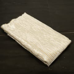 White Dyeable Tissue Stripes Fabric