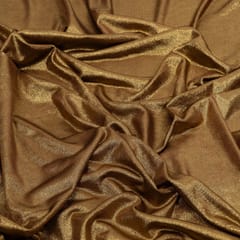 Brown Color FDY Jersey Lycra Foil Fabric