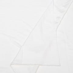 Off White Color Wrinkle Georgette Fabric