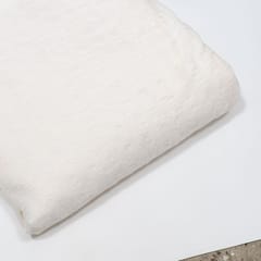 Off White Color Wrinkle Georgette Fabric