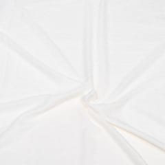 Off White Color Wrinkle Georgette Fabric