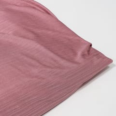 Onion Pink Color Georgette Satin Lycra Fabric