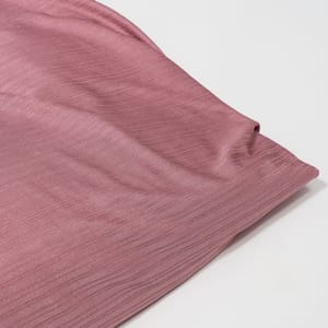 Onion Pink Color Georgette Satin Lycra Fabric