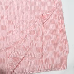 Pink Color Satin Crush Lycra Fabric