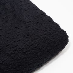 Black Color Wrinkle Fabric