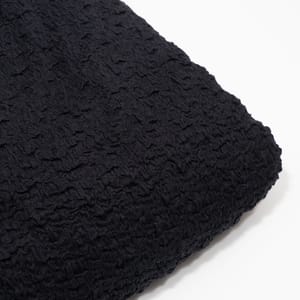 Black Color Wrinkle Fabric