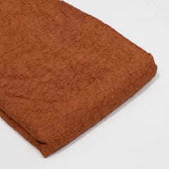 Brown Color Linen Milanch Fabric