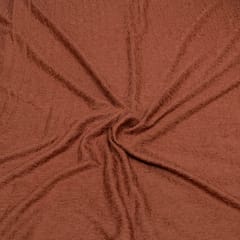 Brown Color Linen Milanch Fabric
