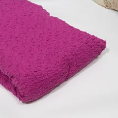 Wine Color Wrinkle Fabric
