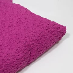 Wine Color Wrinkle Fabric