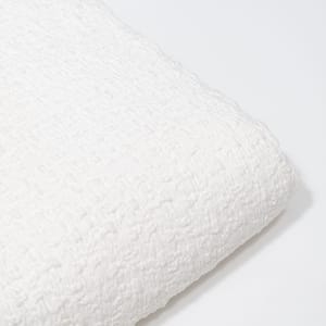 White Color Wrinkle Fabric