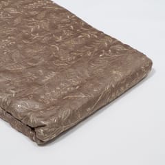 Mouse Color Monga Silk Embroidered Fabric