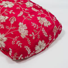 Rani Color Crepe Embroidered Fabric