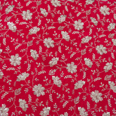 Rani Color Crepe Embroidered Fabric